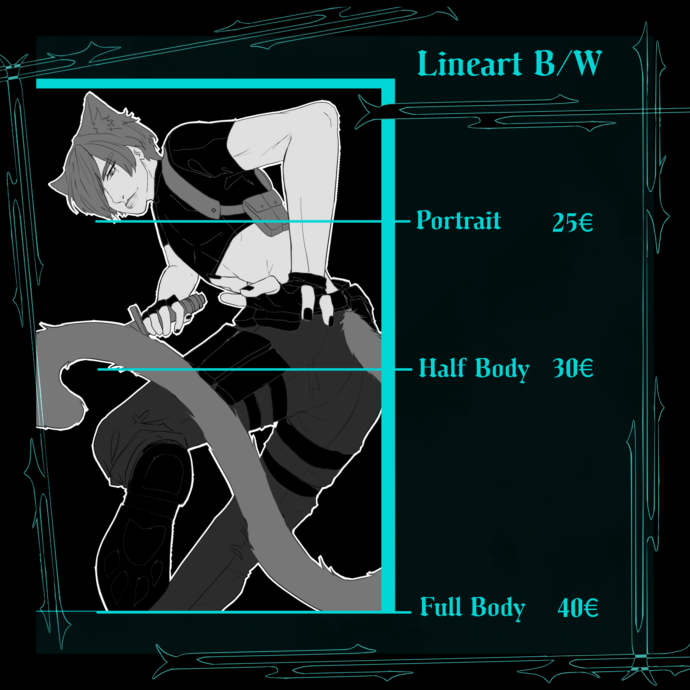 B/W Sketch example