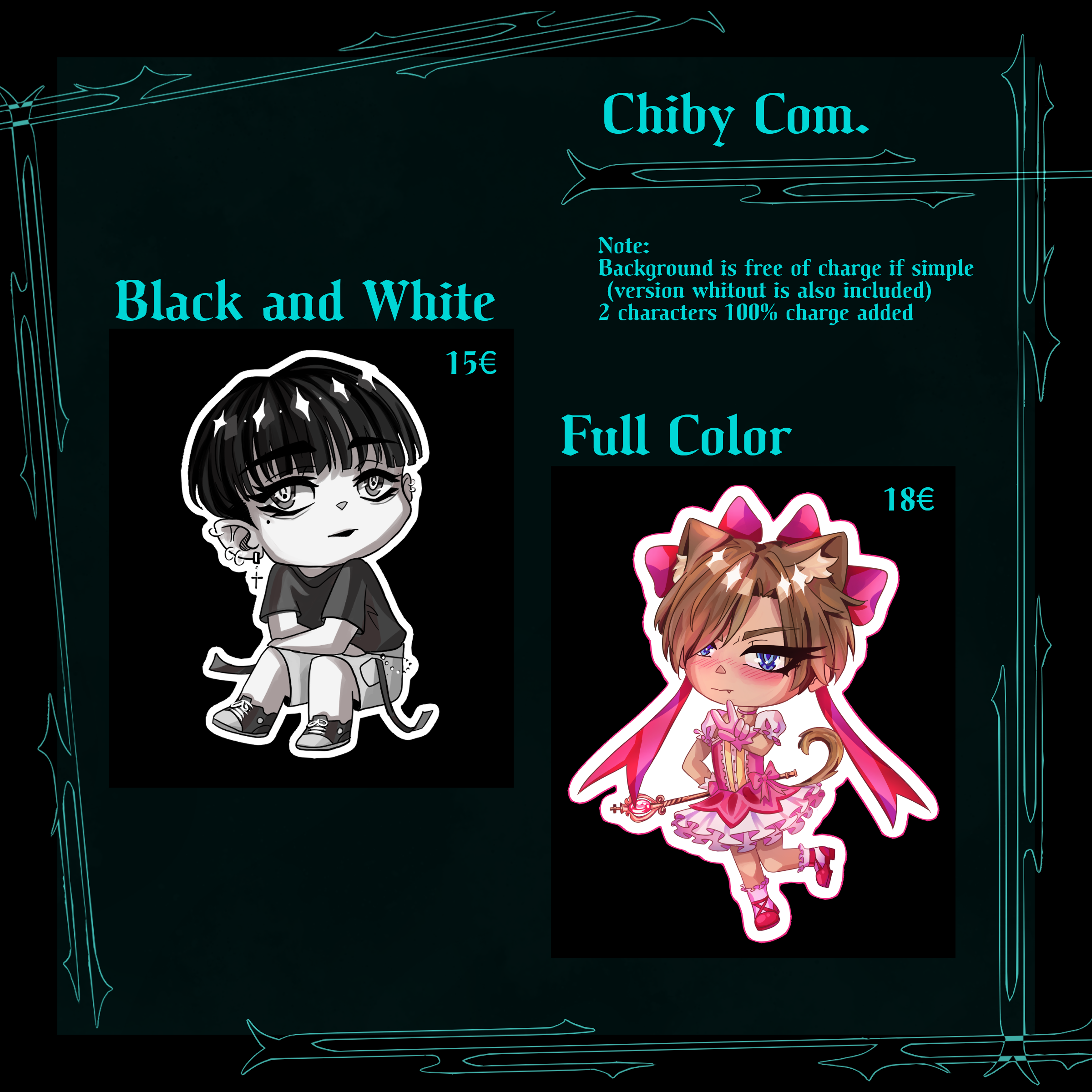 Chiby color or B/W example